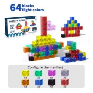 مكعبات البناء المغناطيسية ثلاثية الأبعاد