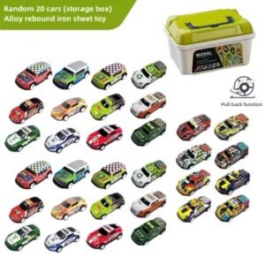 لعبة السيارات السحب الصغيرة 20 قطعه
