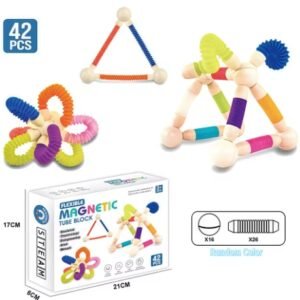 مكعبات البناء المغناطيسية التعليمية