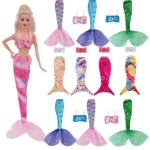 باربي حورية البحر السحرية ذات الأضواء المتلألئة